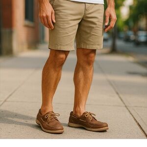 Croft & Barrow Tan Classic Boat Shoes